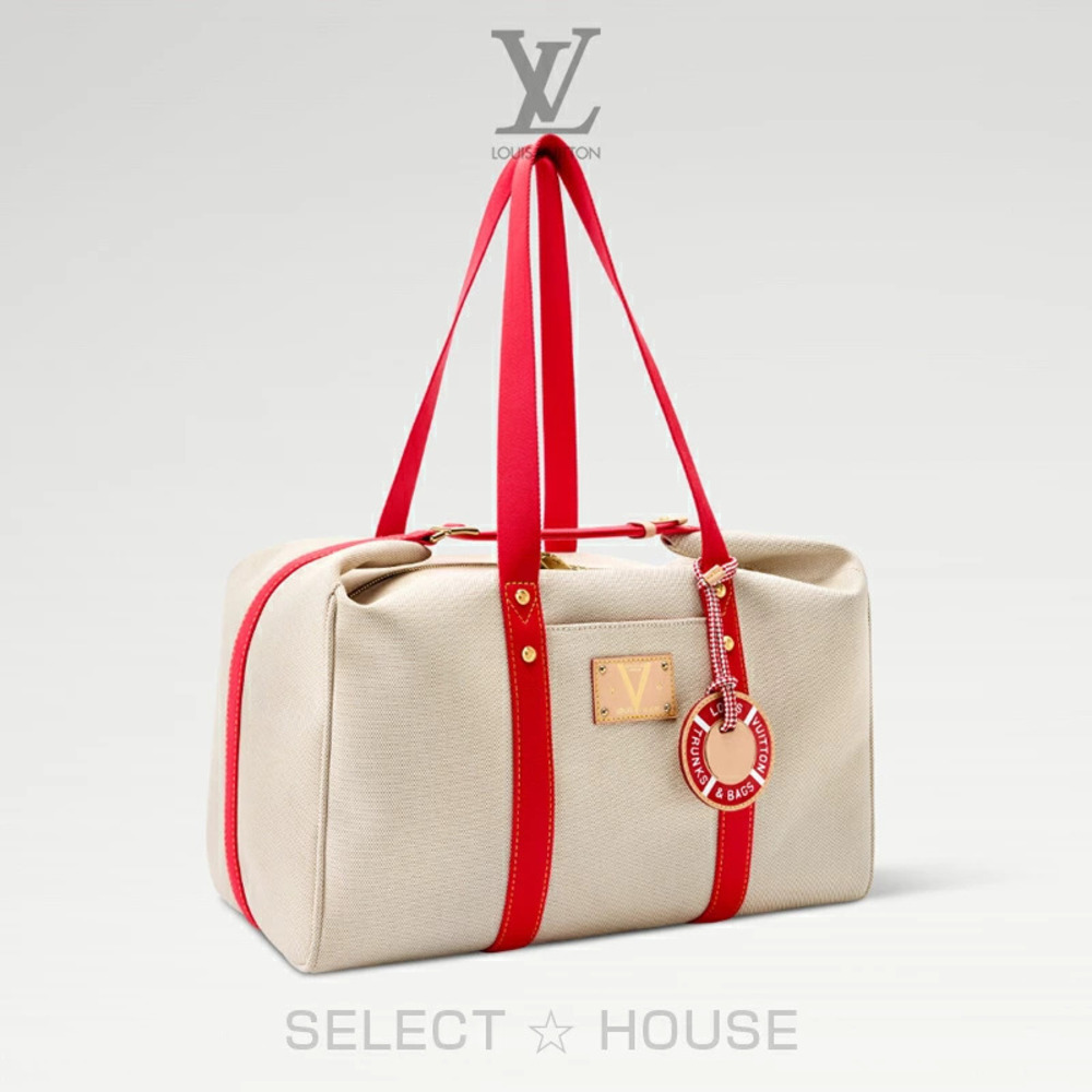 Louis Vuitton Escale Tote Bag beige White Red - Picture 2 of 4
